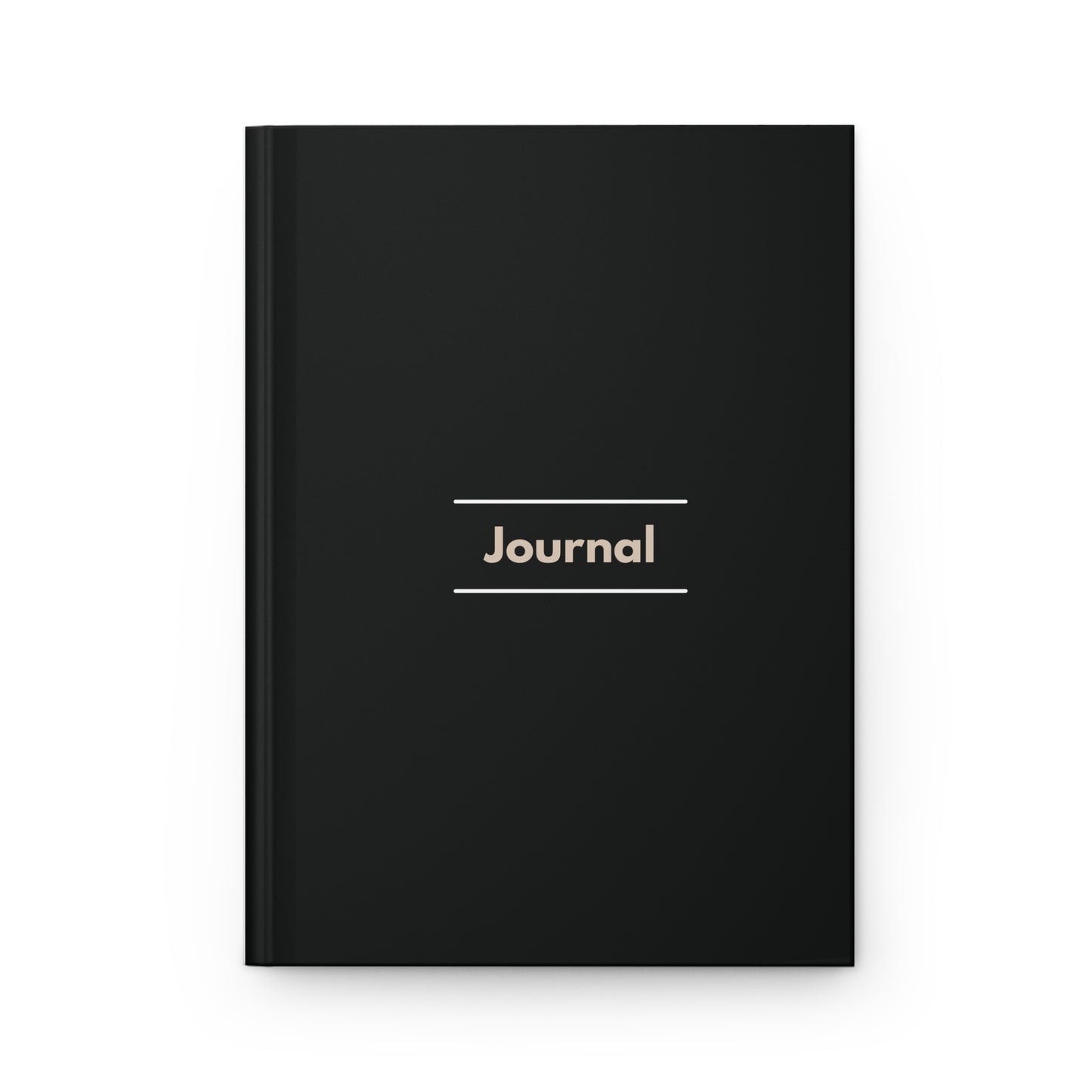 Premium black Hardcover Journal Matte for journaling, notes, study, thought dump, planning - The Elysian Store