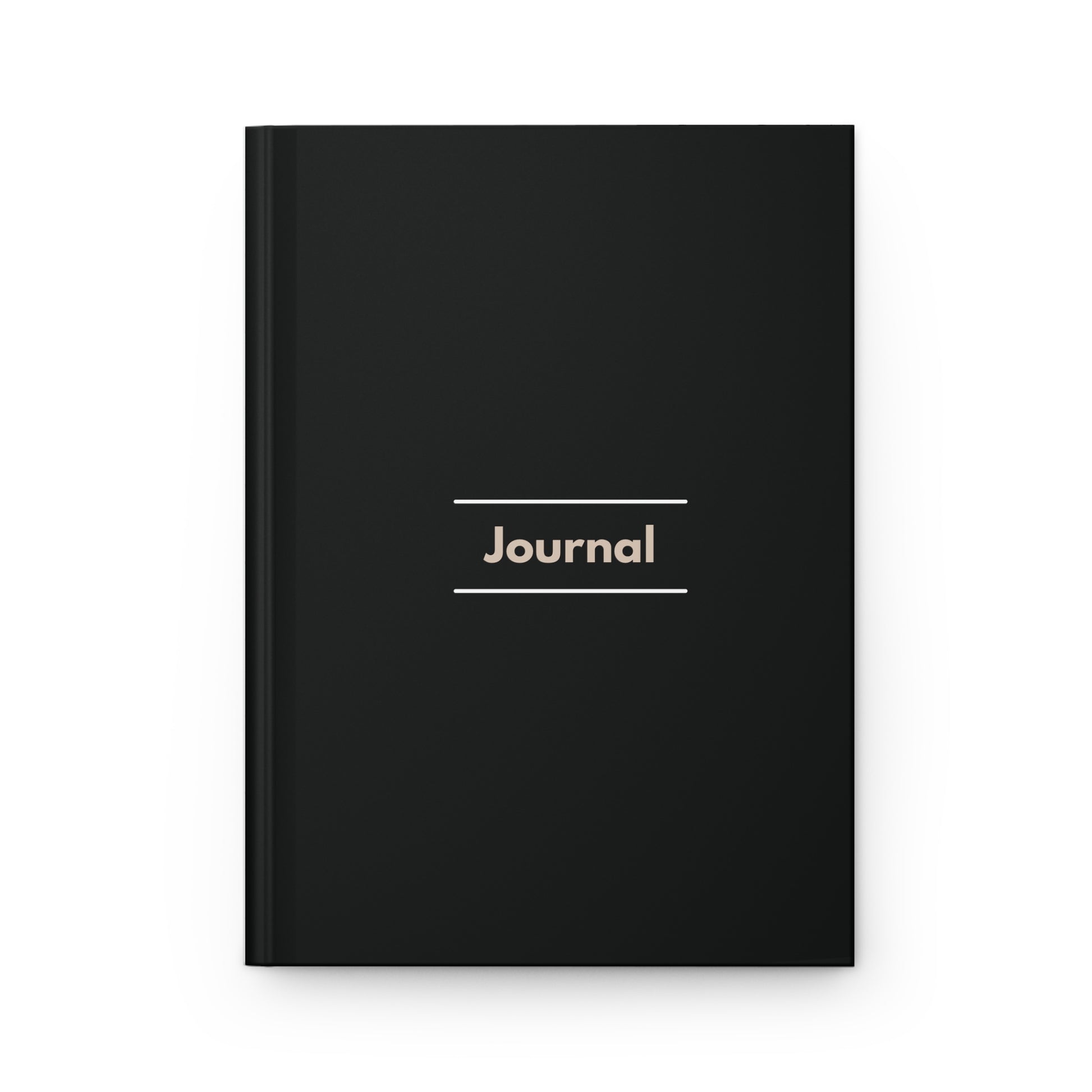 Premium black Hardcover Journal Matte for journaling, notes, study, thought dump, planning - The Elysian Store