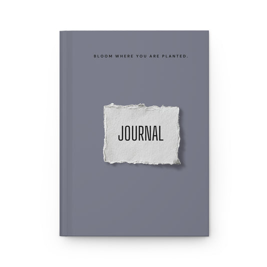 Luxury Grey Hardcover Journal Matte for journaling, notes, study, thought dump, planning - The Elysian Store