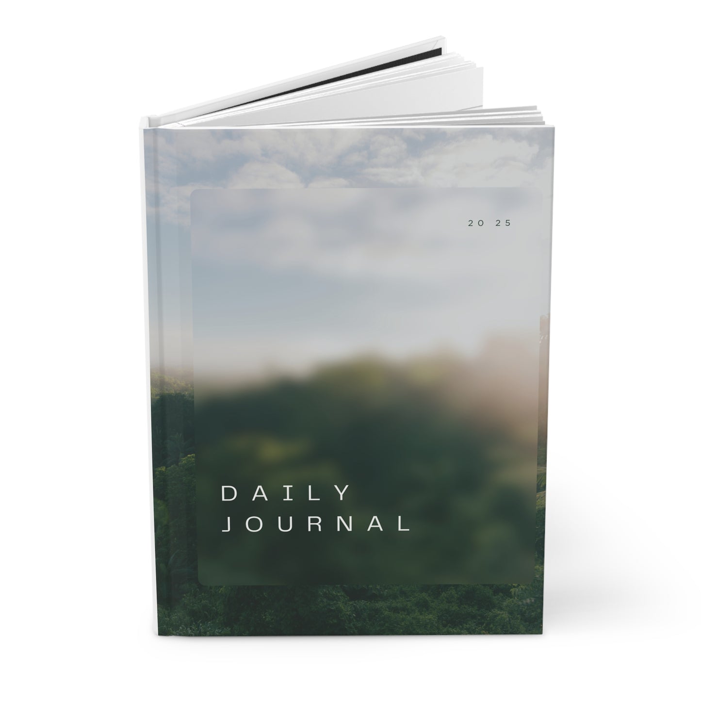 Premium Nature background Hardcover Journal Matte for journaling, notes, study, thought dump, planning - The Elysian Store