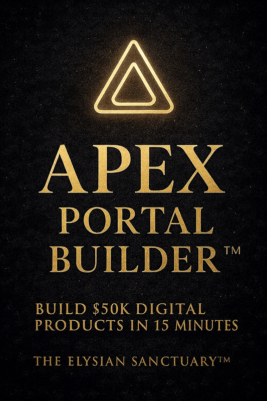 Apex Portal Builder™ — Interactive HTML Growth System - The Elysian Store